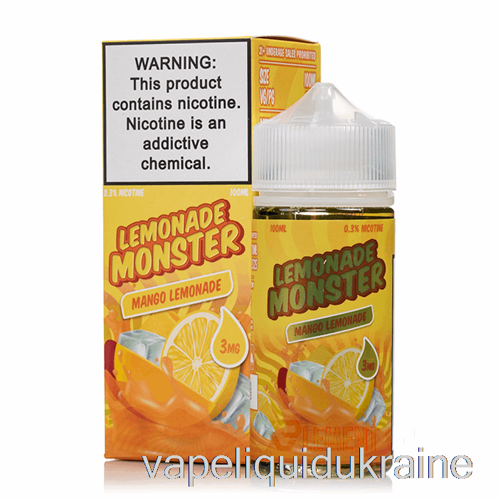 Vape Liquid Ukraine Mango - Lemonade Monster - 100mL 3mg